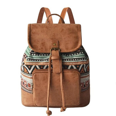 2021 New Women Printing Backpack Canvas School Τσάντες για εφήβους Τσάντα ώμου Σακίδιο ταξιδιού Σακίδιο πλάτης Bolsas Mochilas Femininas
