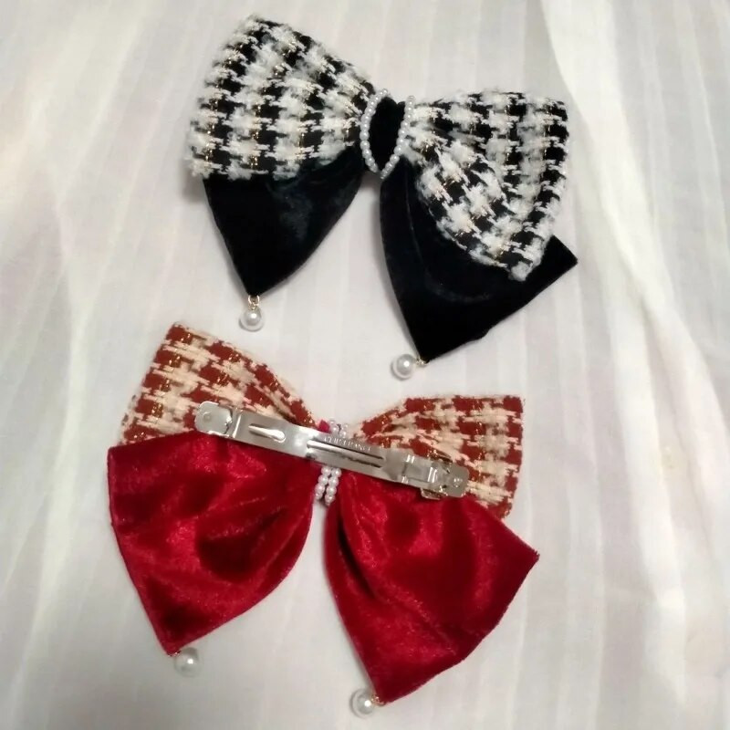 Korejas auduma lociņu matu sprādzes sievietēm, meitenēm temperamenta pavasara sprādzes, galvassegas, galvassegas. Moderni Barrette matu aksesuāri