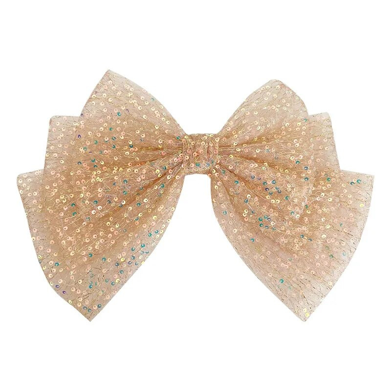 Liela izmēra, melna flitera loka matu sprādze meitenēm 2023. gada jauna augstākās klases pavasara saspraude Galvas aizmugures sprādze Matu aksesuāri Matadata