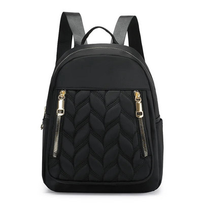 New Fashion Rucsac pentru femei Urban Simplu Rucsac casual Trend Travel Geantă din nailon de culoare solidă Geantă de doamnă ușoară impermeabilă