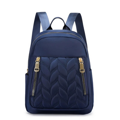 New Fashion Rucsac pentru femei Urban Simplu Rucsac casual Trend Travel Geantă din nailon de culoare solidă Geantă de doamnă ușoară impermeabilă