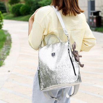 2023 Модни дамски раници против кражба Ученически чанти за пътуване с голям капацитет Мека кожена ежедневна чанта за през рамо М Ochila