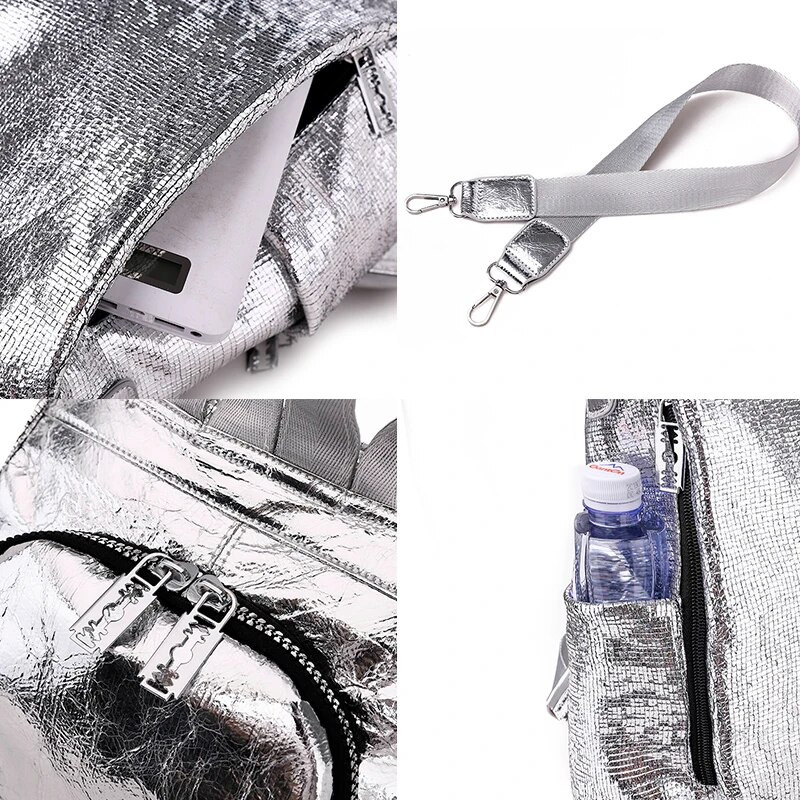 2023. gada modes pretaizdzīšanas sieviešu mugursomas Lielas ietilpības ceļojumu skolas somas Mīkstas ādas gadījuma vāki plecu soma Somas soma M Ochila