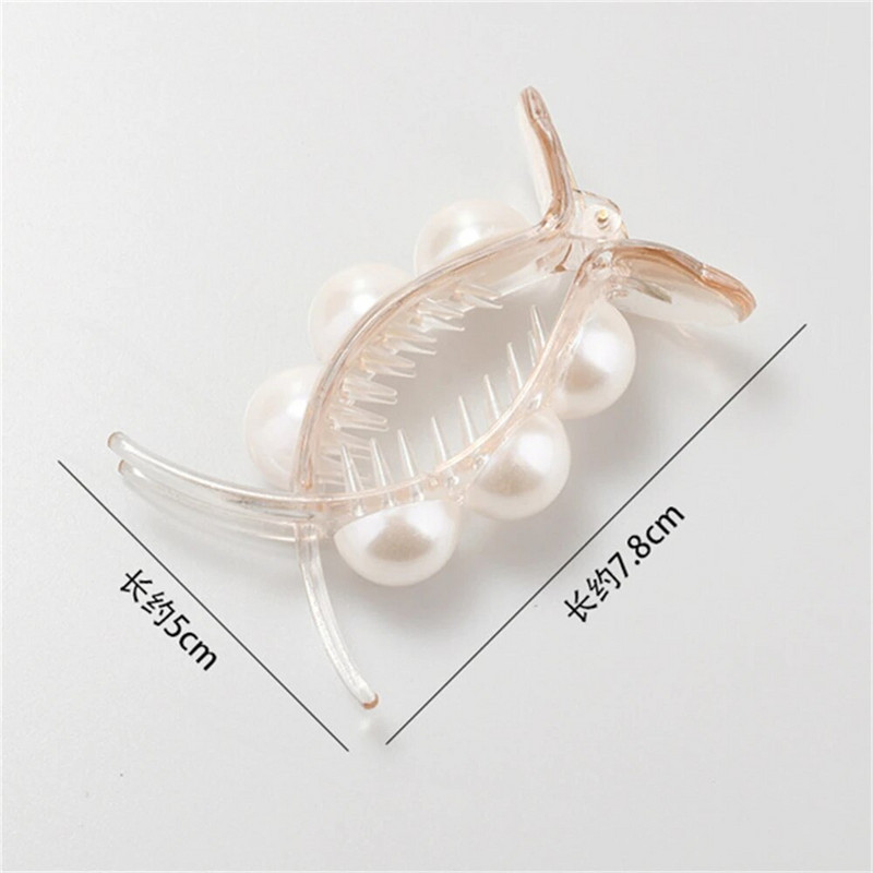 Jauna pērļu matu spīle sievietēm, kotletes galva, fiksēta matu veidošanas rīki matadata Aksesuāri Rotaslietas