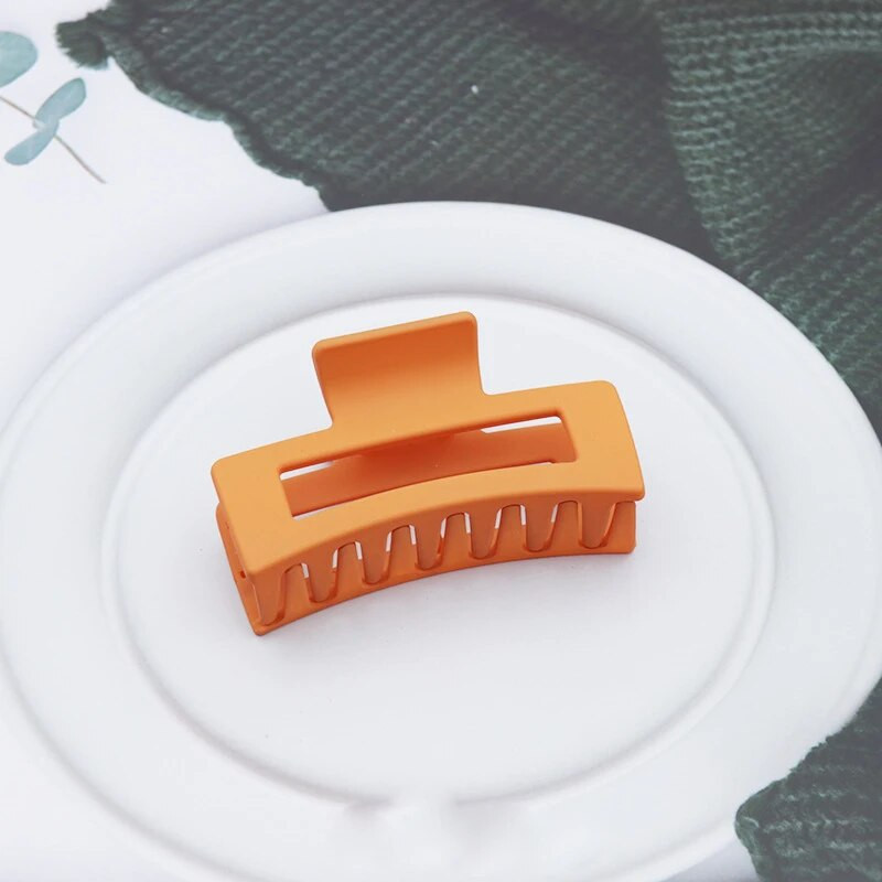 Jauns korejiešu sieviešu meiteņu plastmasas matu spīles matu sprādzes galvassegas liela izmēra matadata Krabis Barrette modes matu aksesuāri, rotājumi