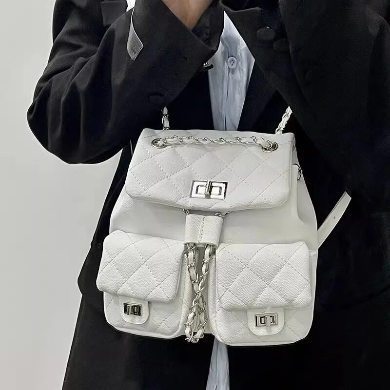 Pavasara un vasaras jauna moderna korejiešu stila daudzpusīga biznesa mugursoma pilsētas vienkārša liela ietilpība retro vienkrāsas mugursoma priekš