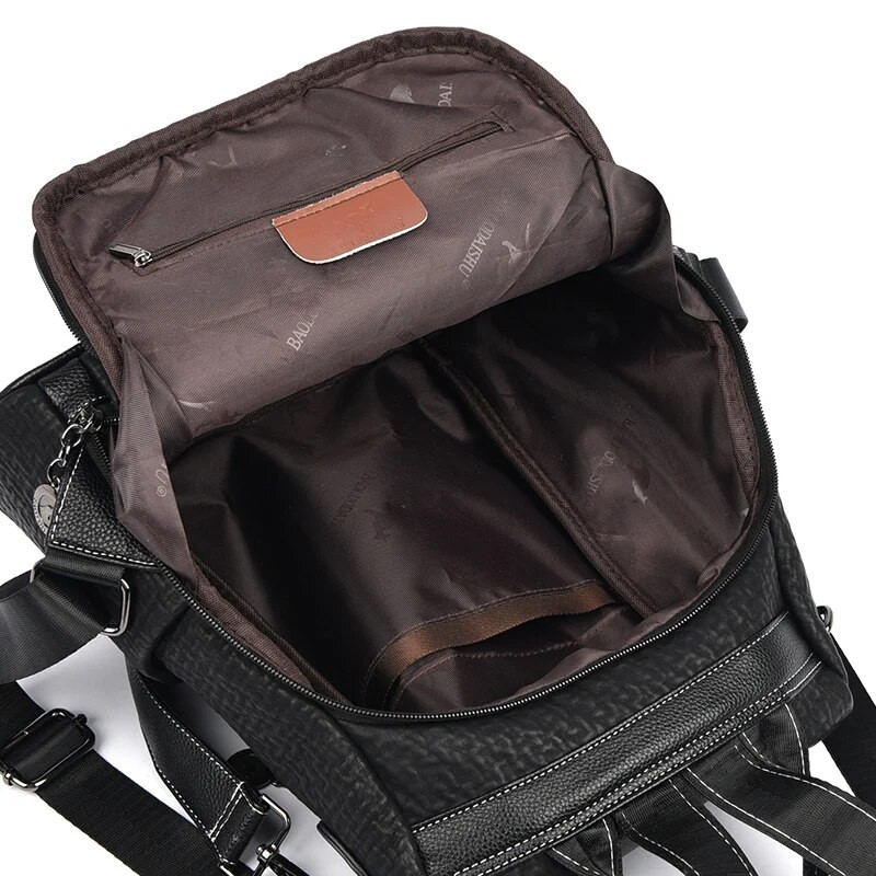 Modes sieviešu mugursoma Luksusa dizaineru sieviešu mugursoma pretaizdzīšanas mugursoma Mīkstas ādas skolas somas Lielas ietilpības ceļojumu somas Mochila