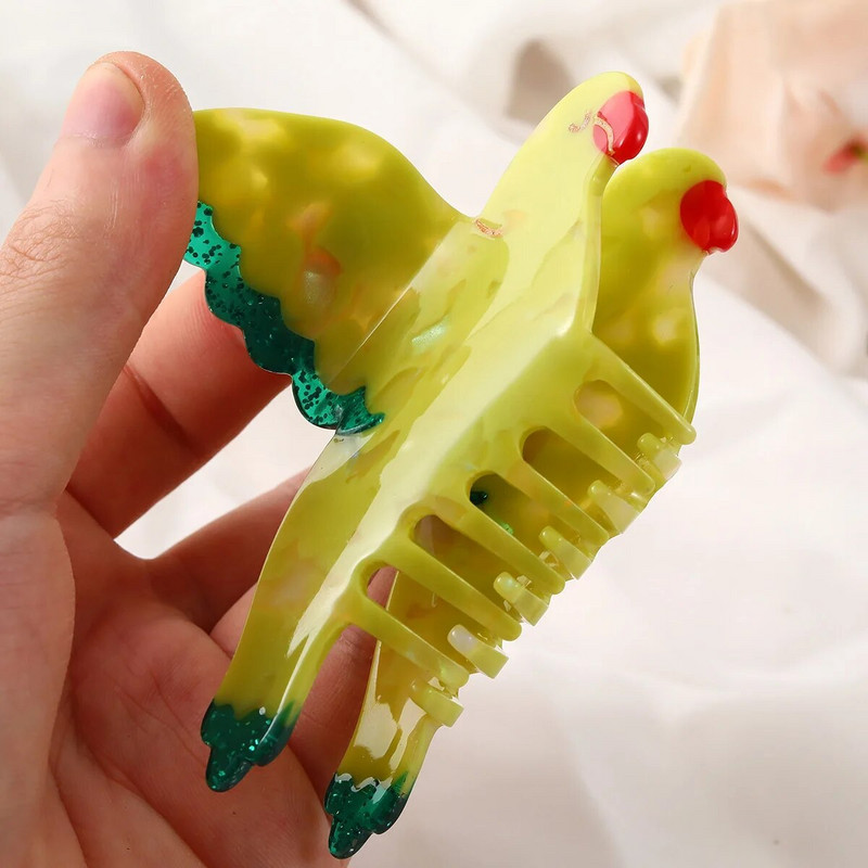 1 gab Sieviešu Acetate Barrette Animal Hair Clip Fashion Elegant Barrette