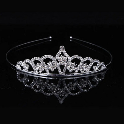 Κοσμήματα για τα μαλλιά Royal Prom Party για γυναίκες Rhinestone Queen Princess Crown Crown Crystal Tiaras Bride Hair Accessories