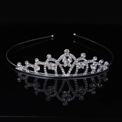 Κοσμήματα για τα μαλλιά Royal Prom Party για γυναίκες Rhinestone Queen Princess Crown Crown Crystal Tiaras Bride Hair Accessories