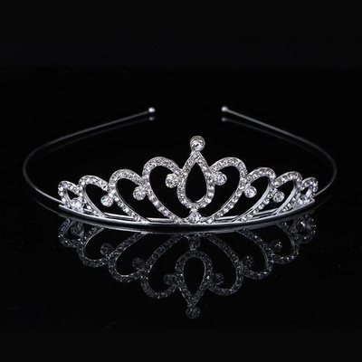 Κοσμήματα για τα μαλλιά Royal Prom Party για γυναίκες Rhinestone Queen Princess Crown Crown Crystal Tiaras Bride Hair Accessories