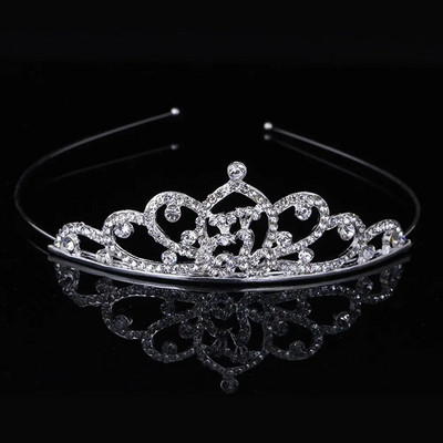 Κοσμήματα για τα μαλλιά Royal Prom Party για γυναίκες Rhinestone Queen Princess Crown Crown Crystal Tiaras Bride Hair Accessories