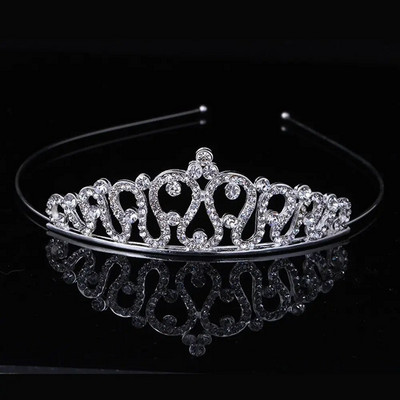 Κοσμήματα για τα μαλλιά Royal Prom Party για γυναίκες Rhinestone Queen Princess Crown Crown Crystal Tiaras Bride Hair Accessories