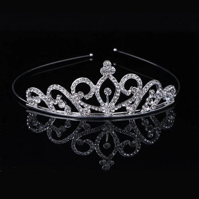 Κοσμήματα για τα μαλλιά Royal Prom Party για γυναίκες Rhinestone Queen Princess Crown Crown Crystal Tiaras Bride Hair Accessories