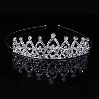 Κοσμήματα για τα μαλλιά Royal Prom Party για γυναίκες Rhinestone Queen Princess Crown Crown Crystal Tiaras Bride Hair Accessories