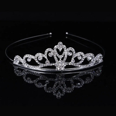 Κοσμήματα για τα μαλλιά Royal Prom Party για γυναίκες Rhinestone Queen Princess Crown Crown Crystal Tiaras Bride Hair Accessories