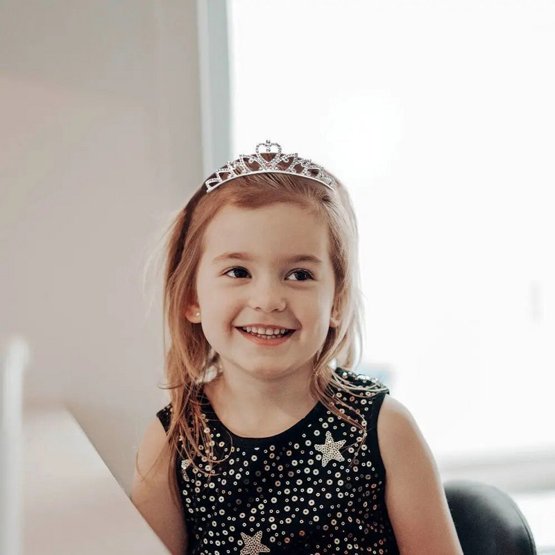 Matu rotaslietas Karaliskā izlaiduma ballīte sievietēm Rhinestone karalienes princeses kroņa kristāla kāzu tiāras līgavas matu aksesuāri