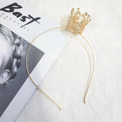 Fashion Rhinestone Crowns Headband Queen Princess Crown Hair Jewelry Παιδική παράσταση χορού Αξεσουάρ για τα μαλλιά γάμου