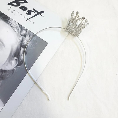 Fashion Rhinestone Crowns Headband Queen Princess Crown Hair Jewelry Παιδική παράσταση χορού Αξεσουάρ για τα μαλλιά γάμου