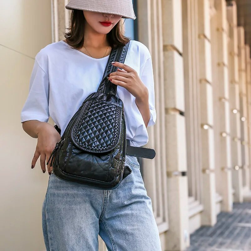 Jauna sieviešu mīksta mazgāta ādas mugursoma Jauki maza mugursoma Skolas somas meitenēm Sac a dos ceļojumu mugursoma Mochila Feminina