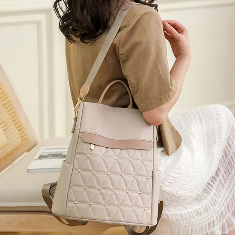 Modes somas sievietēm Augstas kvalitātes neilona mugursomas sievietēm lielas ceļojumu mugursomas lielas skolas somas pusaudžu meitenēm plecu soma