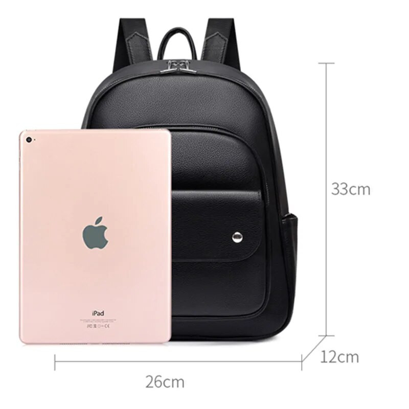 Modes mugursoma sieviešu plecu soma liela ietilpība sieviešu mugursomas Mīkstas ādas skolas soma pusaudžu meitenēm ceļojumu mugursoma