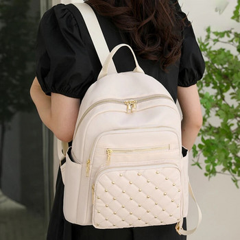 Модна чанта Дамски висококачествени найлонови раници Голяма женска раница за пътуване Големи училищни чанти за тийнейджърки Чанта през рамо