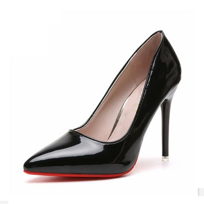 Pompe de damă pantofi cu toc înalt degradat sexy 10 cm 12 cm tocuri subțiri cu vârf ascuțit pantofi de nuntă pentru femei cu platformă mărime mare 45