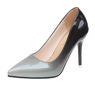 Pompe de damă pantofi cu toc înalt degradat sexy 10 cm 12 cm tocuri subțiri cu vârf ascuțit pantofi de nuntă pentru femei cu platformă mărime mare 45