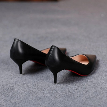 Μαύρα ψηλοτάκουνα 34-43 Plus Size Γυναικεία Παπούτσια 10 εκατοστών Λεπτό Στιλέτο Συμπόσιο Γαμήλια Παπούτσια Γυναικεία παπούτσια για πάρτι σέξι μύτη