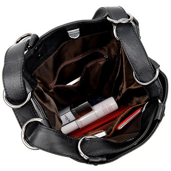 Τσάντα από μαλακό δέρμα υψηλής ποιότητας Γυναικεία αντικλεπτική τσάντα πλάτης 2023 Νέα τσάντα ώμου Casual Lides Σχολική τσάντα μεγάλης χωρητικότητας