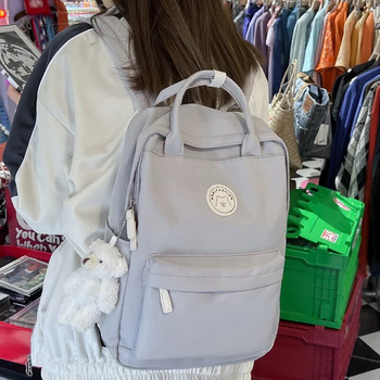 Δροσερό φοιτητικό γυναικείο fashion σακίδιο πλάτης αδιάβροχο χαριτωμένο γυναικείο σχολική τσάντα Lady Laptop Λευκό βιβλίο Kawaii Girl College Σακίδιο πλάτης Ταξίδι
