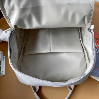 Δροσερό φοιτητικό γυναικείο fashion σακίδιο πλάτης αδιάβροχο χαριτωμένο γυναικείο σχολική τσάντα Lady Laptop Λευκό βιβλίο Kawaii Girl College Σακίδιο πλάτης Ταξίδι
