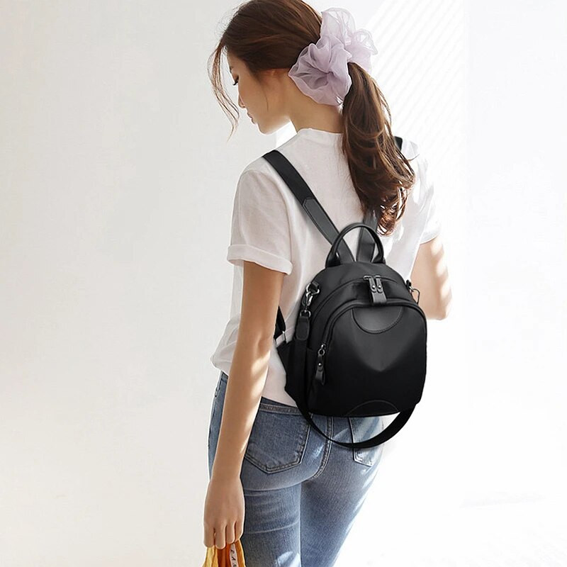 Γυναικείες τσάντες πλάτης υψηλής χωρητικότητας Nylon αδιάβροχο κολεγιακό σακίδιο πλάτης Μοντέρνες γυναικείες σχολικές τσάντες φορητού υπολογιστή για κορίτσια Σχολικές τσάντες ταξιδιού