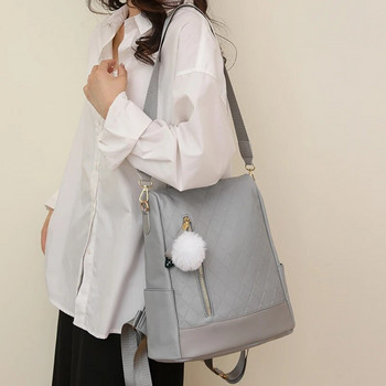 Дамска модна раница Висококачествена ученическа чанта с голям капацитет Луксозна дизайнерска чанта против кражба Дамска чанта за пътуване Чанти през рамо Сак