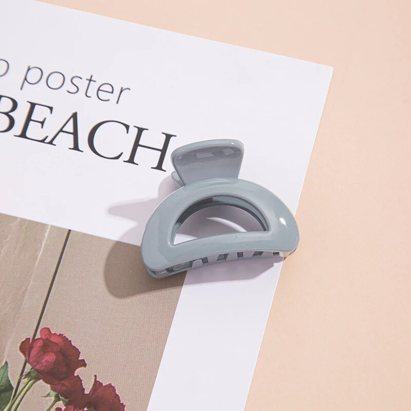 2023 Μοντέρνο ακρυλικό μικρό κλιπ μαλλιών καβούρι για γυναίκες Γυναικεία κορίτσια Μίνι κλιπ μαλλιών Crab Casual Barrettes Αξεσουάρ μαλλιών Χονδρική