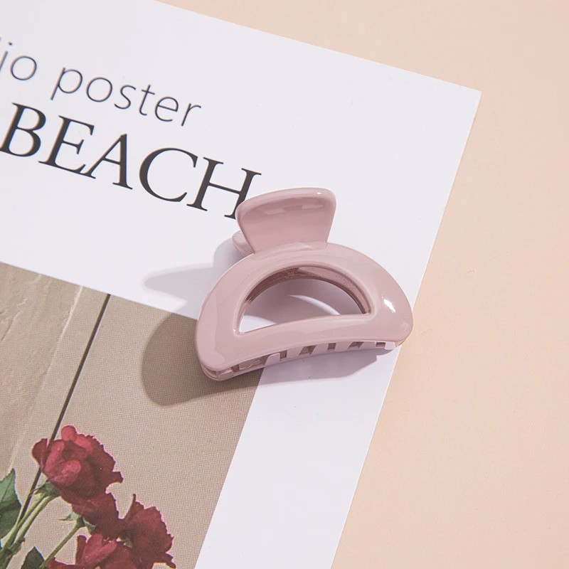 2023 Μοντέρνο ακρυλικό μικρό κλιπ μαλλιών καβούρι για γυναίκες Γυναικεία κορίτσια Μίνι κλιπ μαλλιών Crab Casual Barrettes Αξεσουάρ μαλλιών Χονδρική