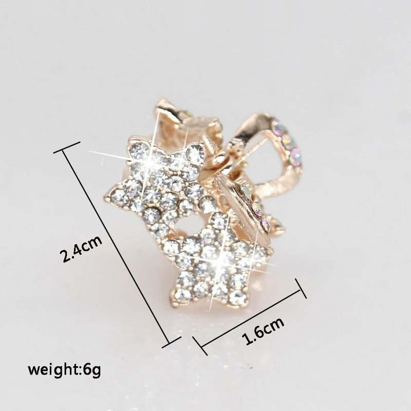 Carddoor Girls Matu Spīles Galvassegas Rhinestone Krabju Spīles Matu Aksesuāri Matadatas Modes Matu Rotaslietas Sievietēm 7 Stils