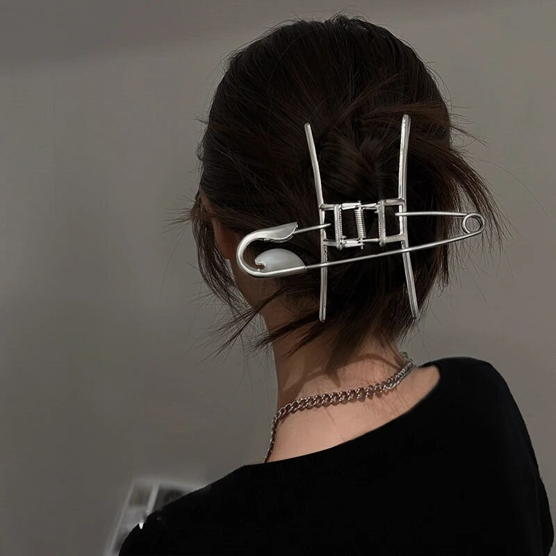 Ruoshui sieviete moderns sudraba adatas matu spīles sievietēm matu sprādzes modes matu sprādzes sievietēm matu aksesuāri matu rokturis, galvassegas