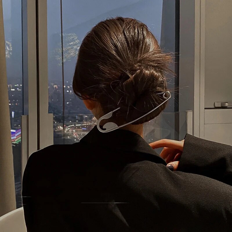 Ruoshui sieviete moderns sudraba adatas matu spīles sievietēm matu sprādzes modes matu sprādzes sievietēm matu aksesuāri matu rokturis, galvassegas