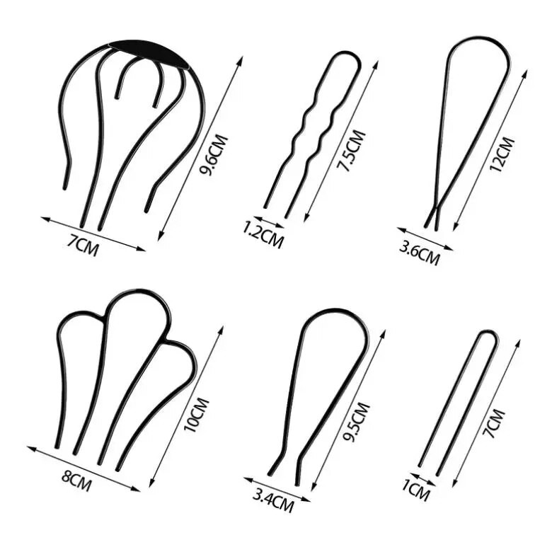 Μεγάλα κλιπ για τα μαλλιά με νύχια καρφίτσες Barette Χτένισμα καρφίτσα πιρούνι Γάντζοι φουρκέτες για γυναίκες Κορίτσι Νύφη Αξεσουάρ χτενίσματα Στολίδι