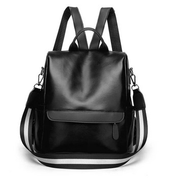 Дамска раница Модна кожена голяма дизайнерска пътна дамска колежанска чанти за през рамо Многофункционални ученически чанти против кражба за пазаруване