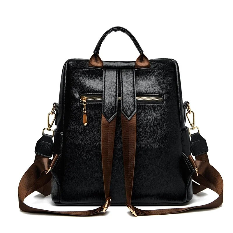 Augstas kvalitātes ādas mugursoma sieviešu vintage plecu soma sievietēm lielas ietilpības ceļojumu mugursoma skolas somas meitenēm mochila feminina