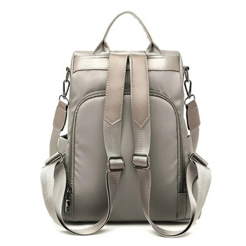 Μόδα γυναικεία τσάντα πλάτης Αντικλεπτική τσάντα ώμου Σχολική τσάντα μεγάλης χωρητικότητας για εφήβους Casual Oxford Pu αδιάβροχη τσάντα ταξιδιού