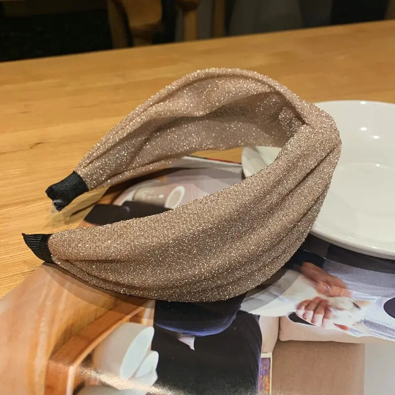 2022. gada vienkrāsains, spīdīgs samta krustu galvas lentes matu lentes ballītēm Roku darbs greznas flaneļa matu aksesuāri Galvassegas Galvassegas