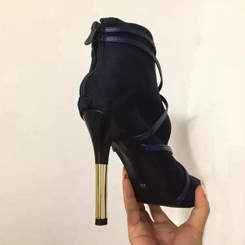 2022 г. Дамски помпи, модни работни обувки с високи пръсти, тънък ток, летни дамски обувки с кръстосана каишка, едноцветни дамски обувки на висок ток