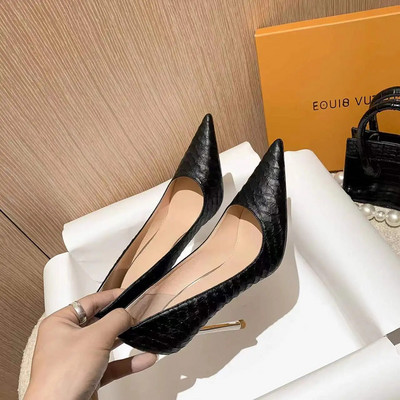 Noua pantofi cu toc stiletto super înalt alb pentru femei, birou, cu vârf ascuțit, cu toc subțire, pantofi de petrecere pentru femei, pantofi de rochie de lucru cu toc înalt
