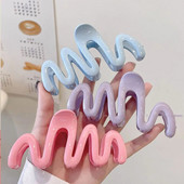 Μοντέρνα κλιπ Clip Crab Hair Clips INS Γυναικεία φουρκέτα πίσω από το κεφάλι 2023 Νέα ματ μεγάλη καρφίτσα καρχαρία καρφίτσες μαλλιών για γυναίκες