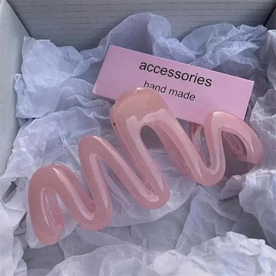 Μοντέρνα κλιπ Clip Crab Hair Clips INS Γυναικεία φουρκέτα πίσω από το κεφάλι 2023 Νέα ματ μεγάλη καρφίτσα καρχαρία καρφίτσες μαλλιών για γυναίκες