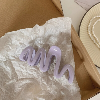 Μοντέρνα κλιπ Clip Crab Hair Clips INS Γυναικεία φουρκέτα πίσω από το κεφάλι 2023 Νέα ματ μεγάλη καρφίτσα καρχαρία καρφίτσες μαλλιών για γυναίκες